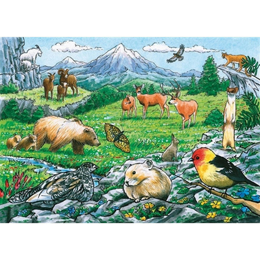 Cobble Hill - Faune des Montagnes Rocheuses (plateau) | Plateau de 35 pièces