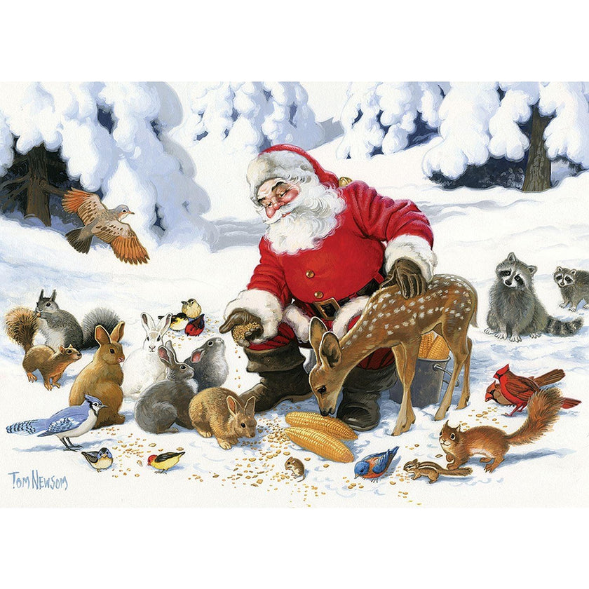 Cobble Hill - Le Père Noël et ses amis (Jigsaw Puzzle 350 pièces)