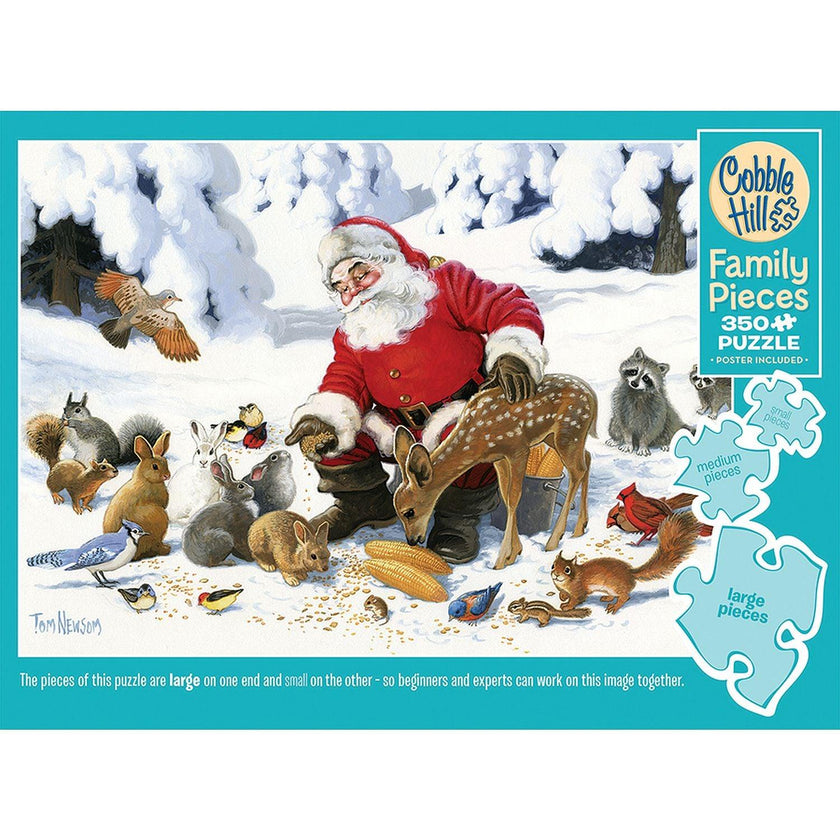 Cobble Hill - Le Père Noël et ses amis (Jigsaw Puzzle 350 pièces)