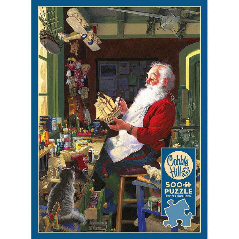 Cobble Hill - Santa's Workbench (500-Piece Puzzle)