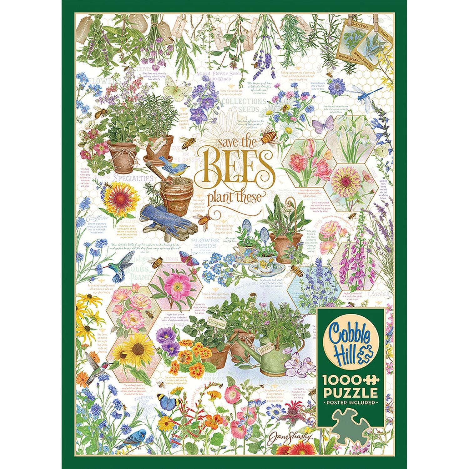Cobble Hill - Save The Bees (1000-Piece Puzzle)