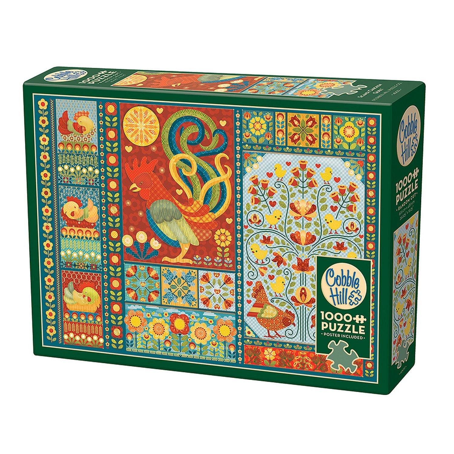 Cobble Hill - Scandi Chicken Quilt (1000-Piece Puzzle)