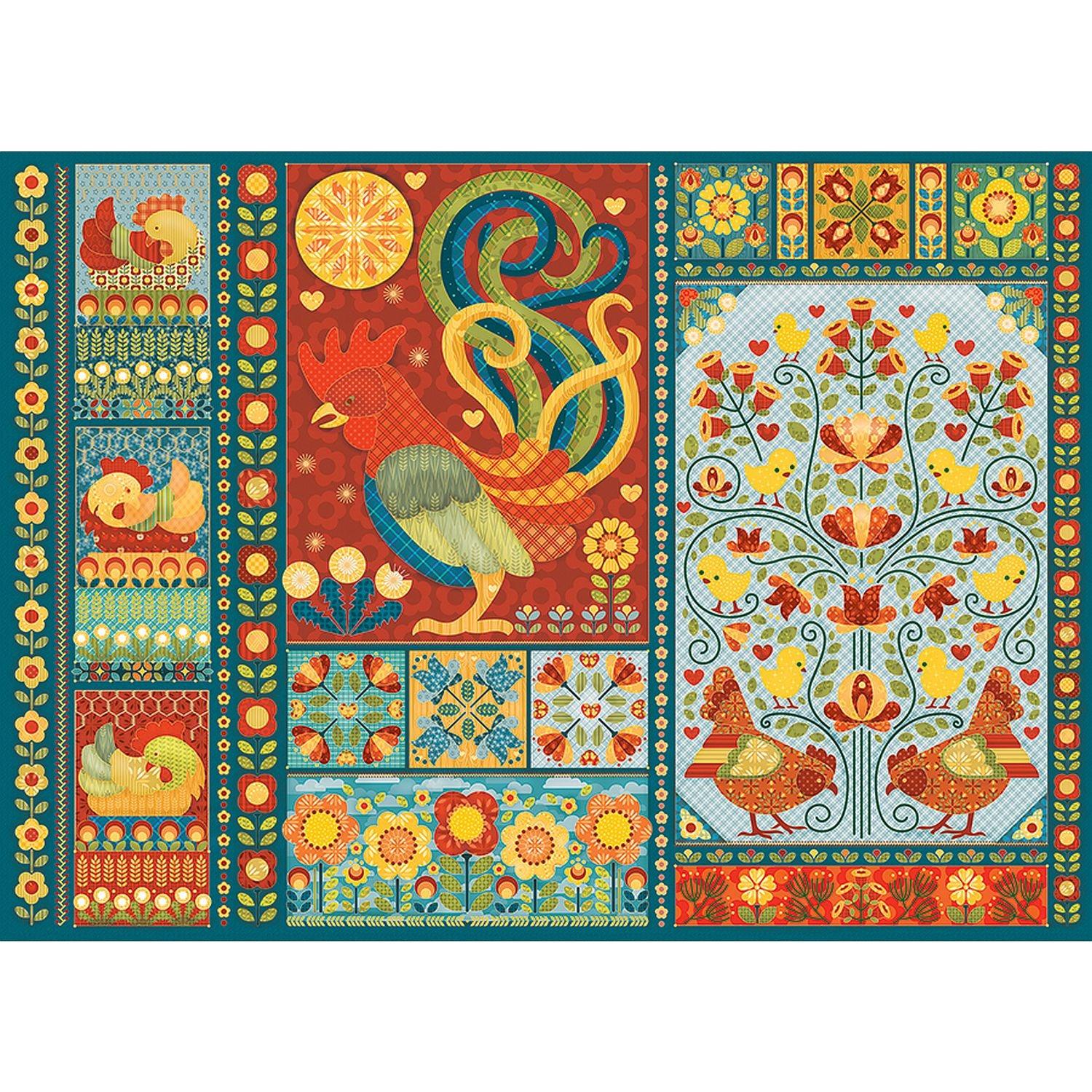 Cobble Hill - Scandi Chicken Quilt (1000-Piece Puzzle)