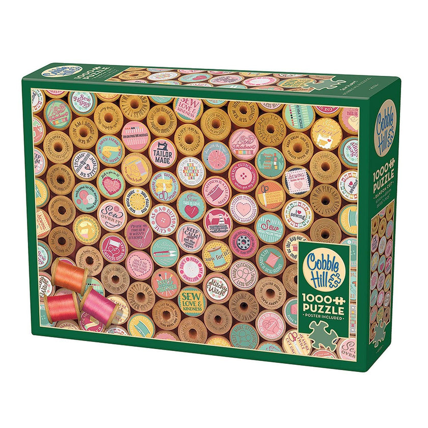 Cobble Hill - Sew Happy! (1000-Piece Puzzle)