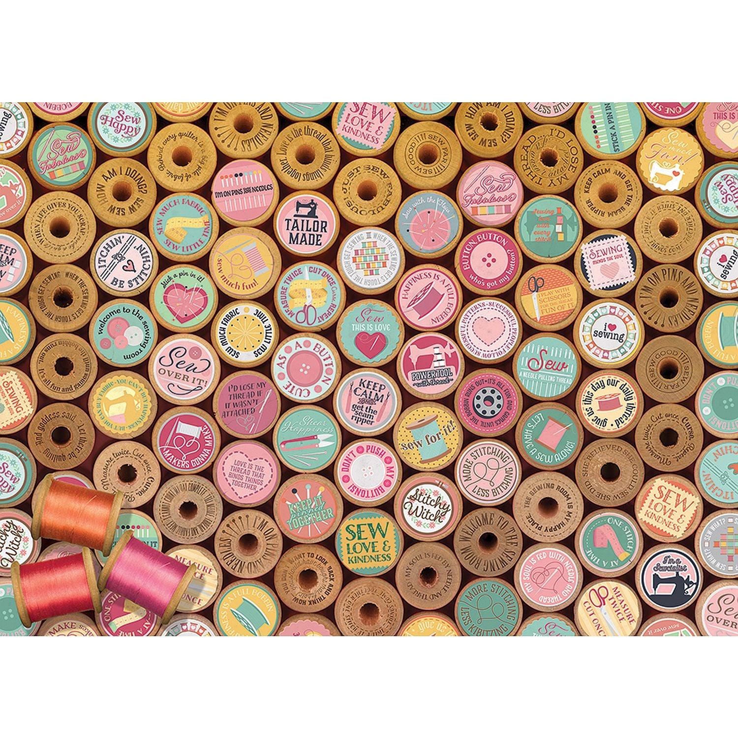 Cobble Hill - Sew Happy! (1000-Piece Puzzle)