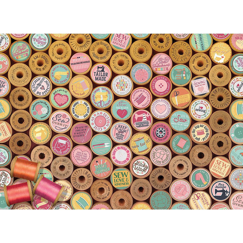 Cobble Hill - Sew Happy! (1000-Piece Puzzle)