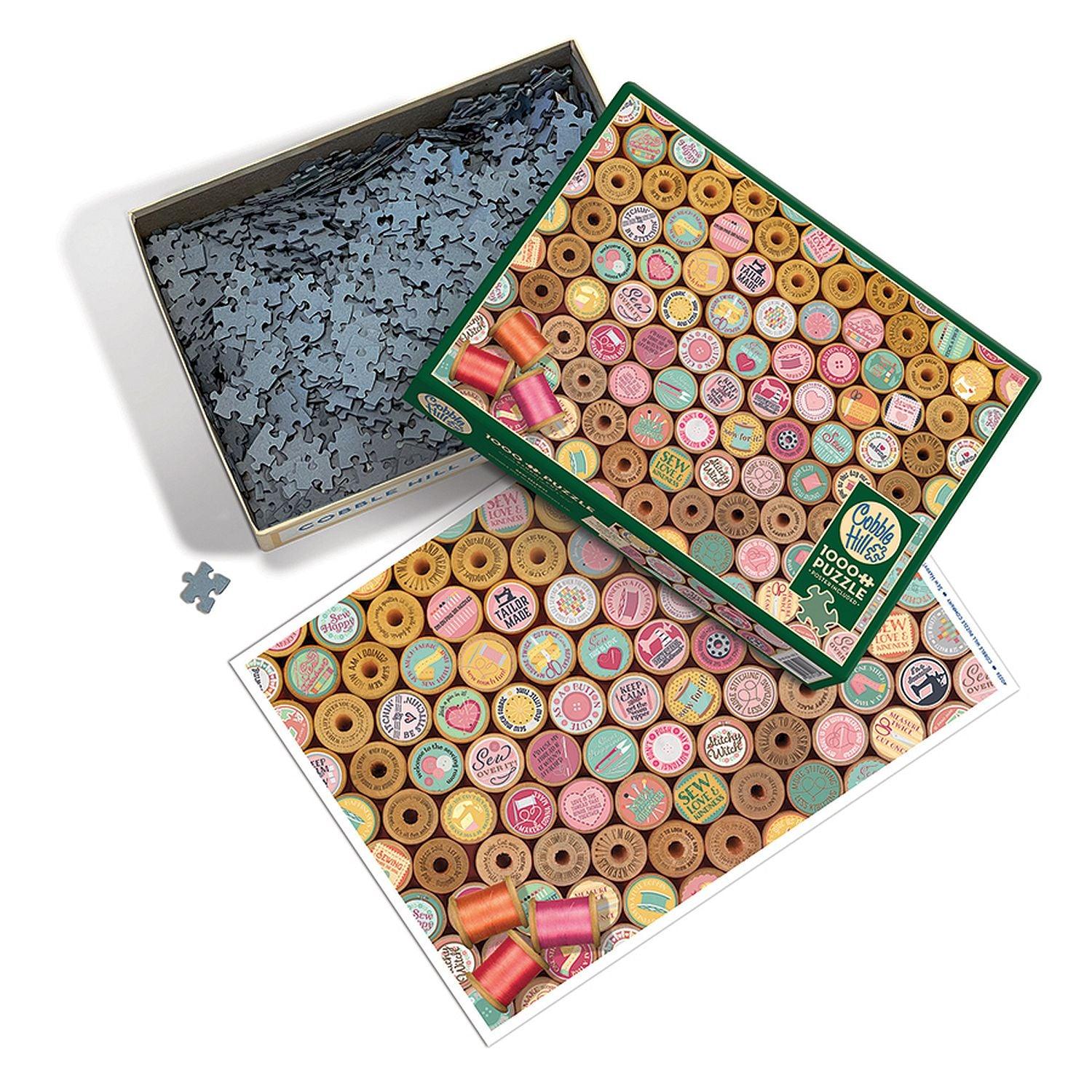 Cobble Hill - Sew Happy! (1000-Piece Puzzle)