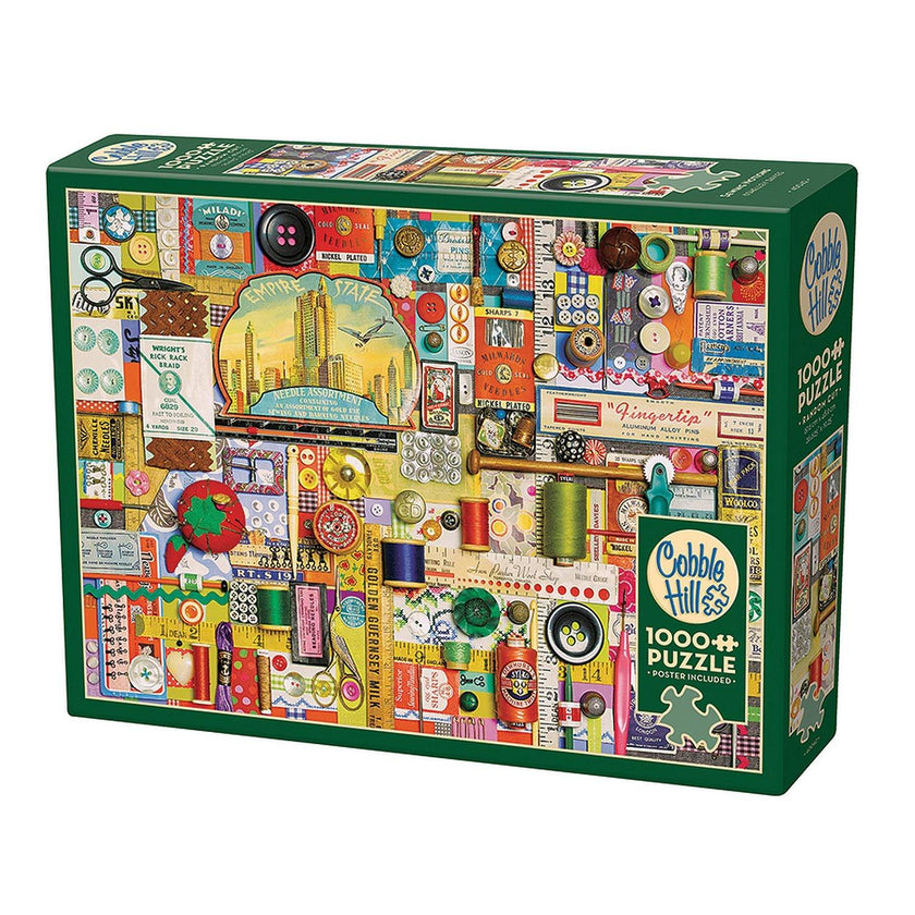 Cobble Hill - Articles de couture (Jigsaw Puzzle 1000 pièces)