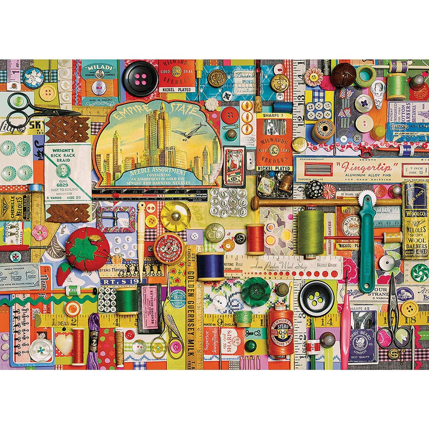 Cobble Hill - Articles de couture (Jigsaw Puzzle 1000 pièces)