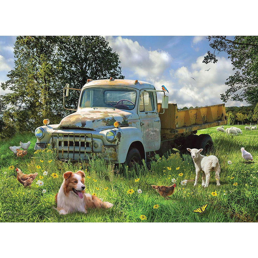 Cobble Hill - Sheep Field (1000-Piece Puzzle)