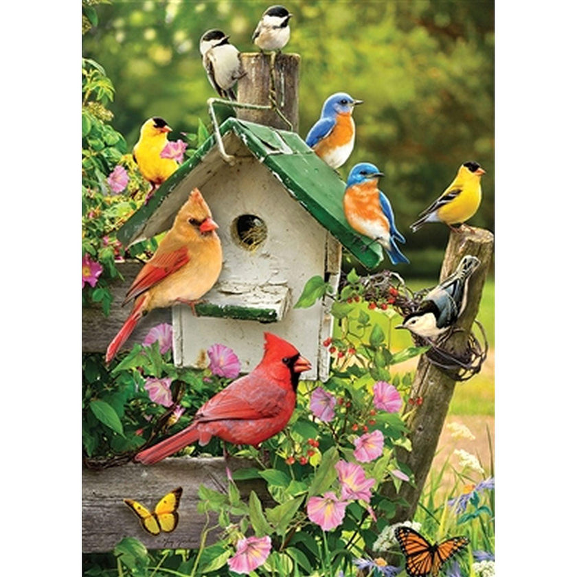Cobble Hill - Chantez autour de la cabane à oiseaux (plateau à puzzle de 35 pièces)