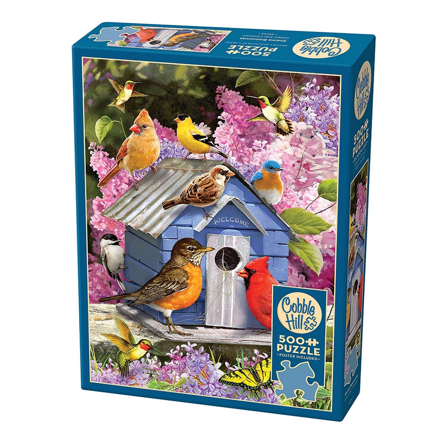 Cobble Hill - Spring Birdhouse (500-Piece Puzzle)