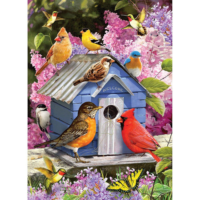 Cobble Hill - Spring Birdhouse (500-Piece Puzzle)
