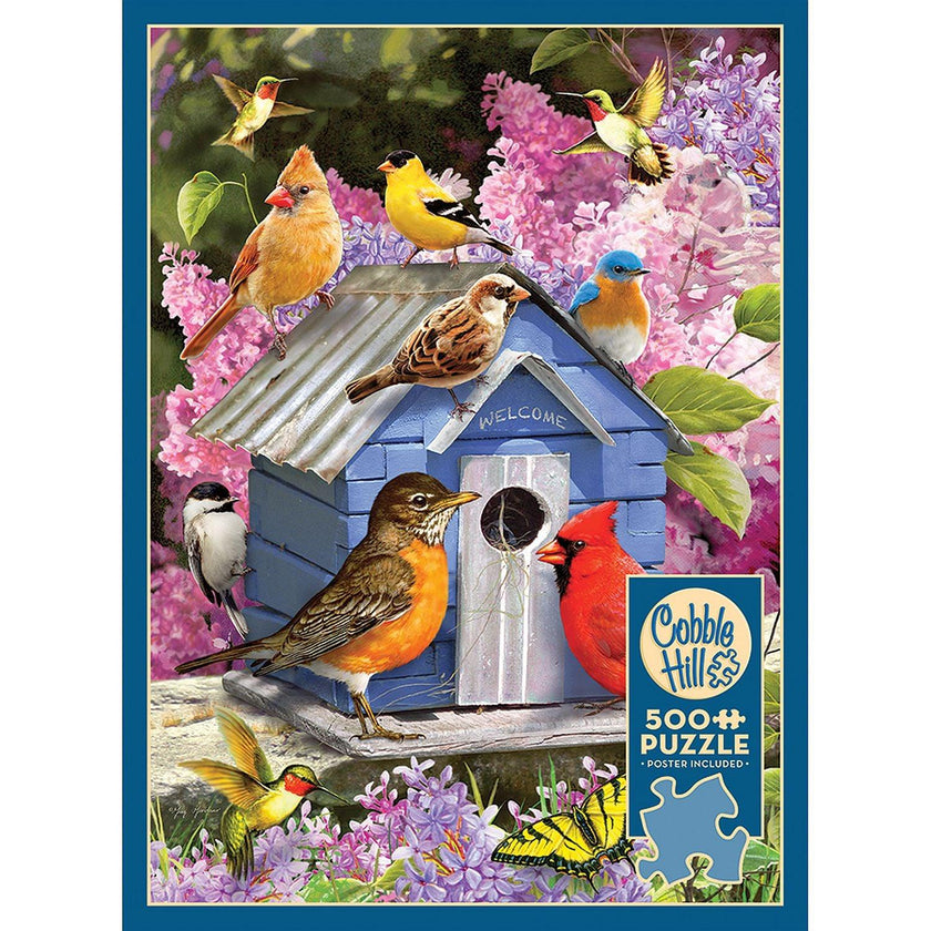 Cobble Hill - Spring Birdhouse (500-Piece Puzzle)