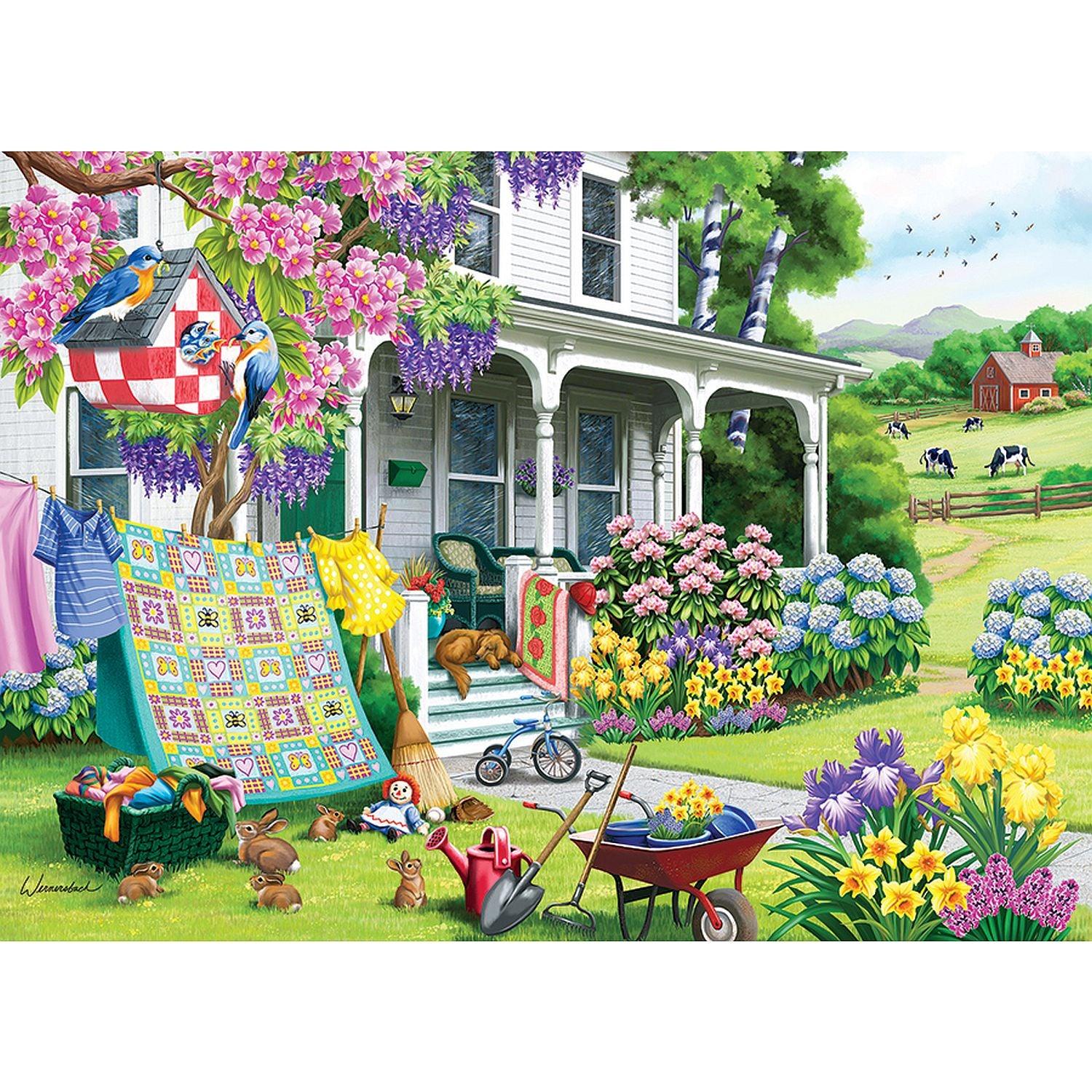 Cobble Hill - Spring Cleaning (500-Piece Puzzle)
