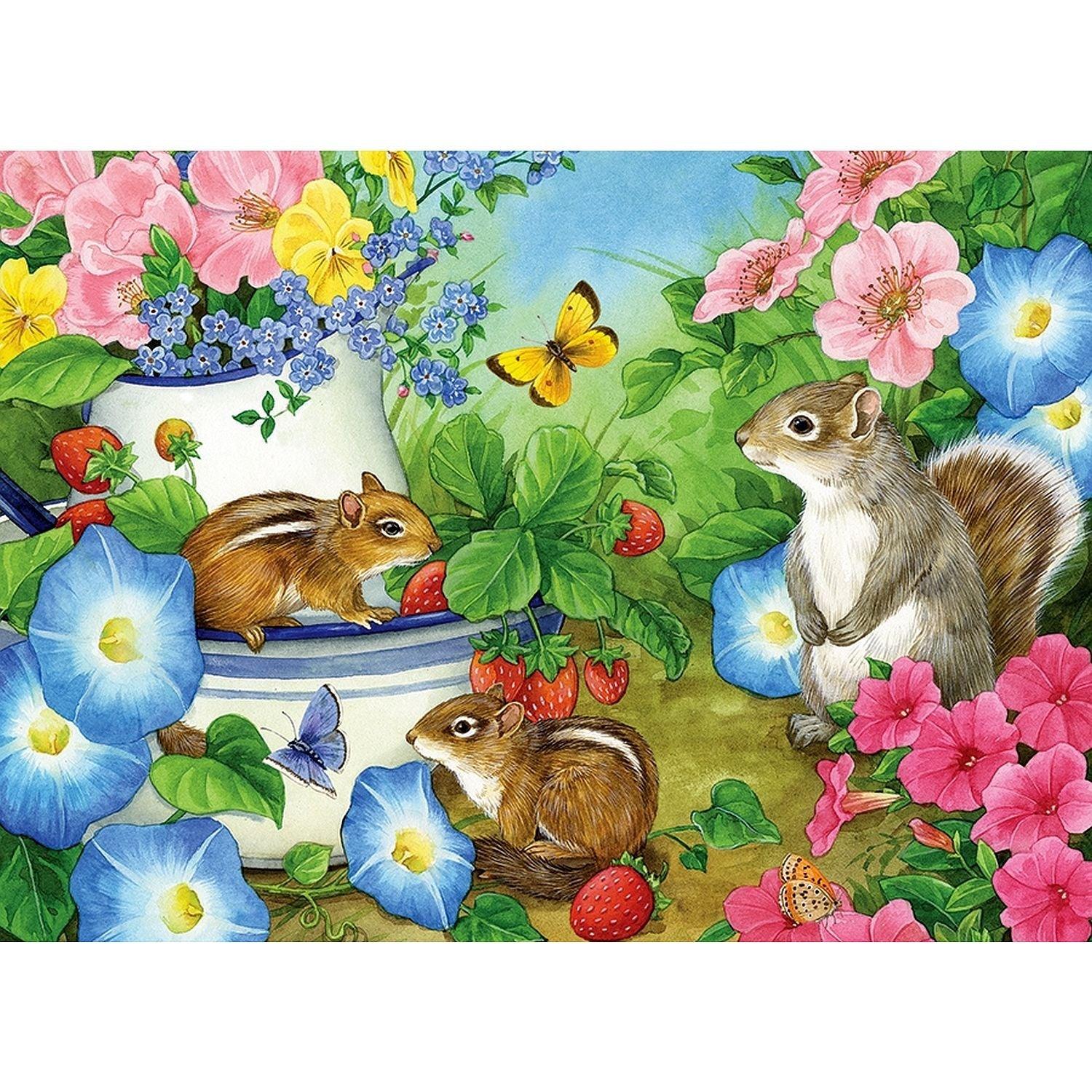 Cobble Hill - Squirrel Talk (35-Piece Puzzle Tray)