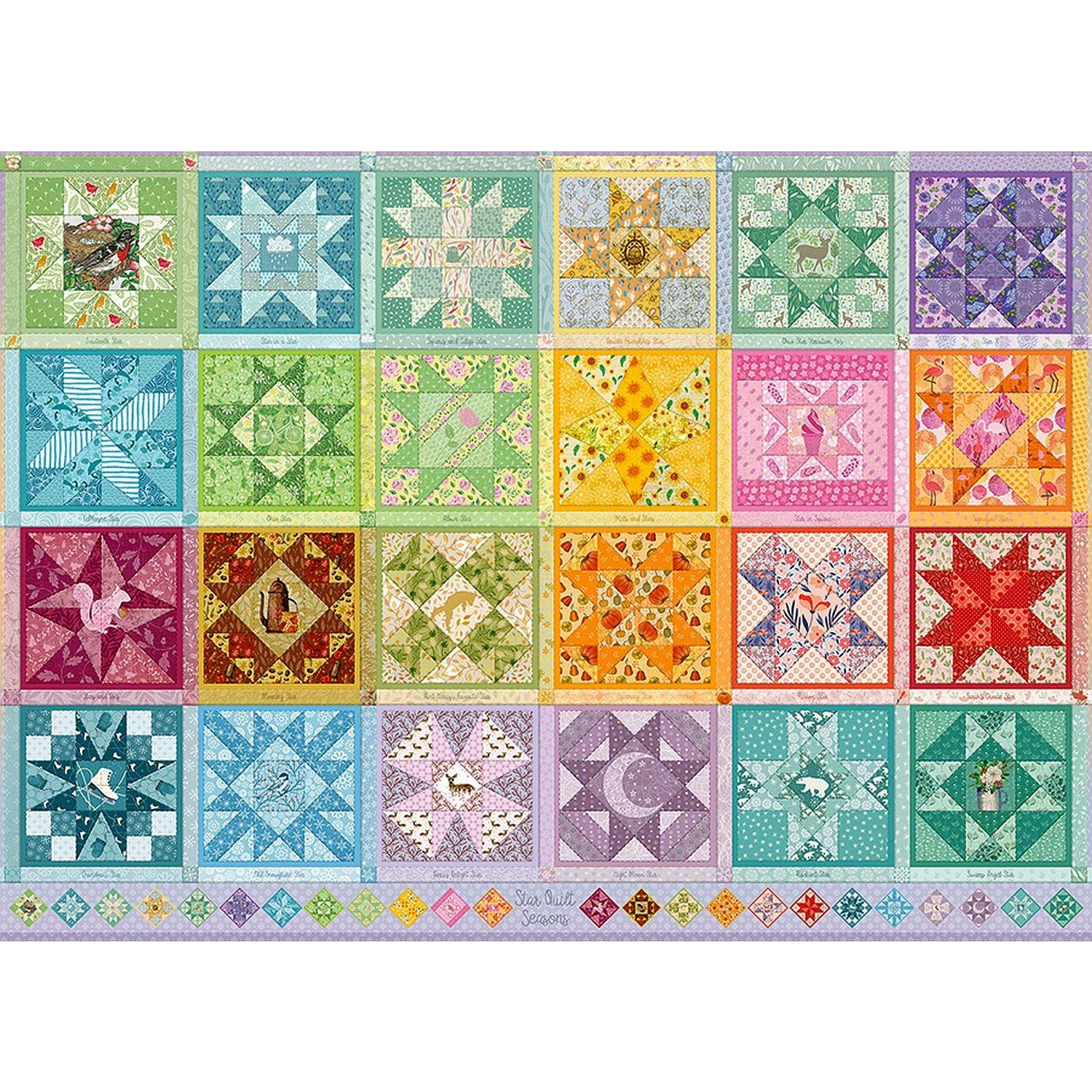Cobble Hill - Star Quilt Seasons (1000-Piece Puzzle)