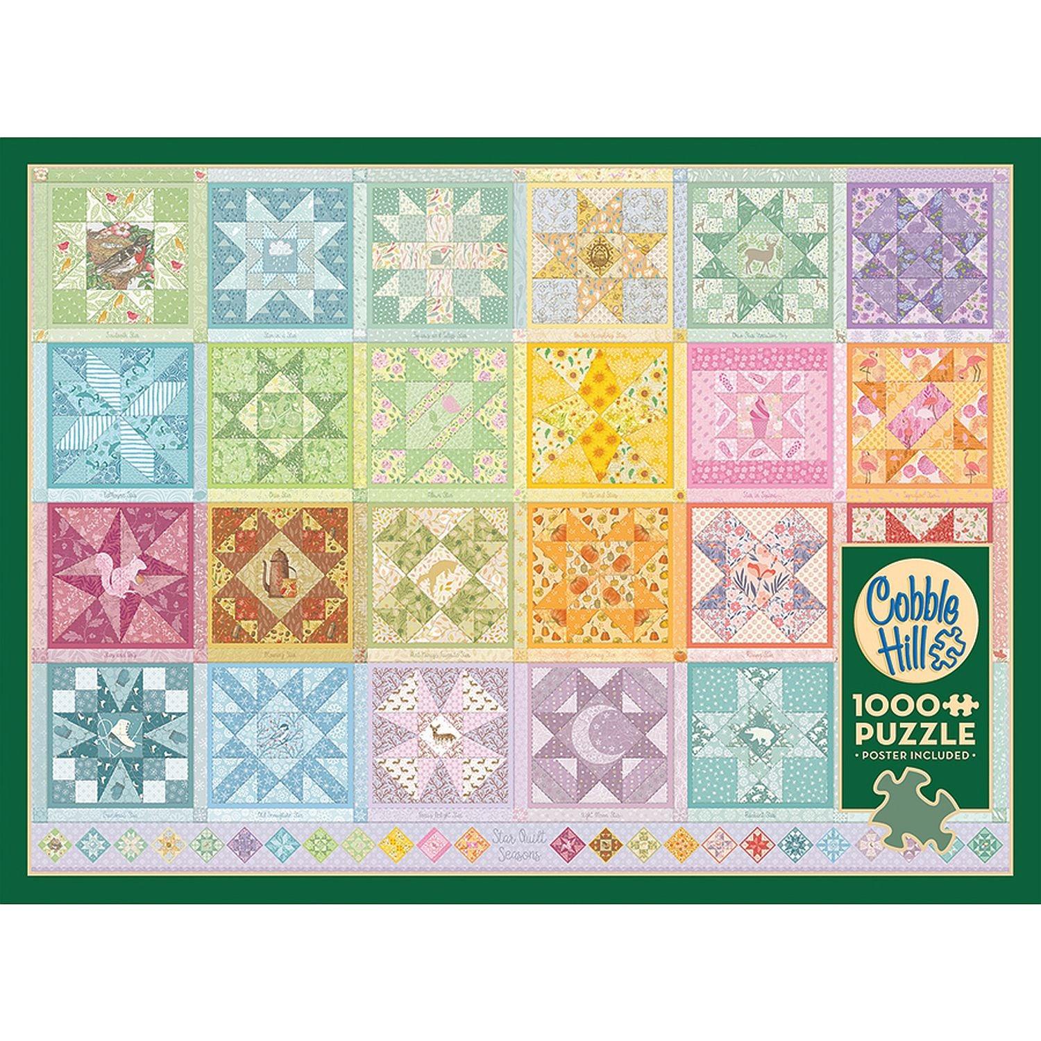 Cobble Hill - Star Quilt Seasons (1000-Piece Puzzle)