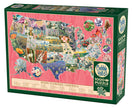 Cobble Hill - State Flowers of America (1000-Piece Puzzle)