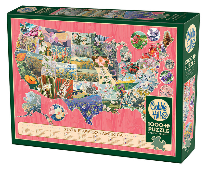 Cobble Hill - State Flowers of America (1000-Piece Puzzle)