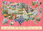 Cobble Hill - State Flowers of America (1000-Piece Puzzle)