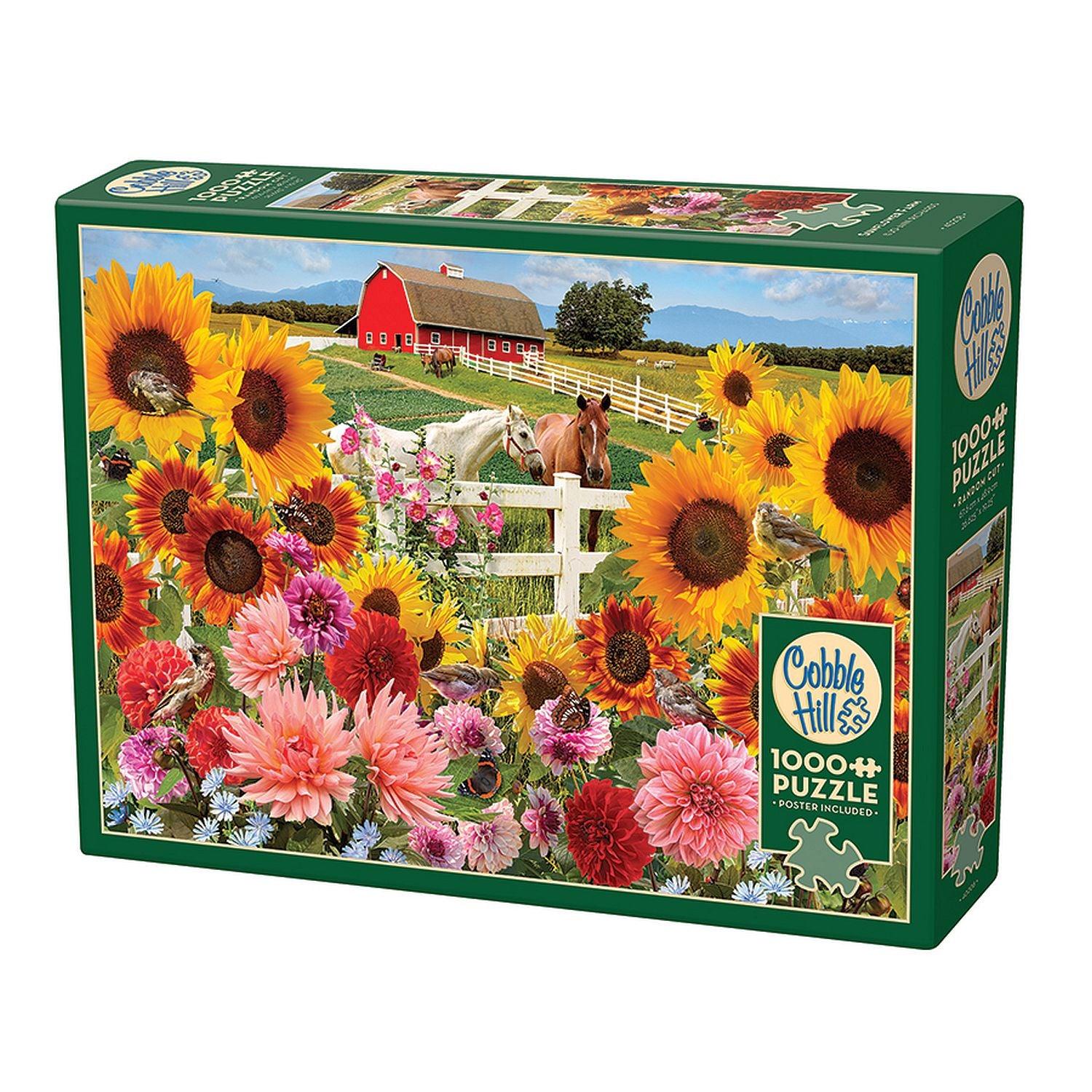 Cobble Hill - Sunflower Farm (1000-Piece Puzzle)