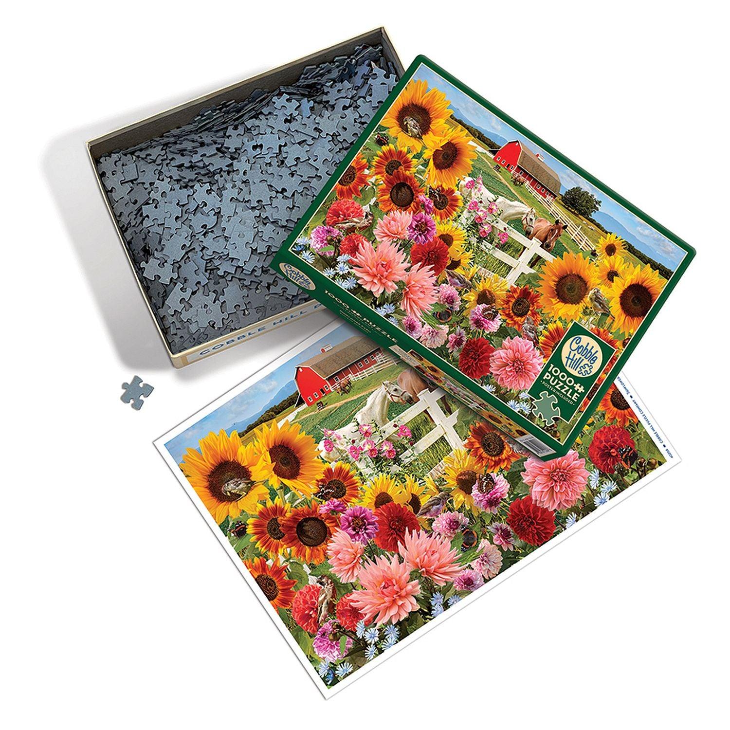 Cobble Hill - Sunflower Farm (1000-Piece Puzzle)