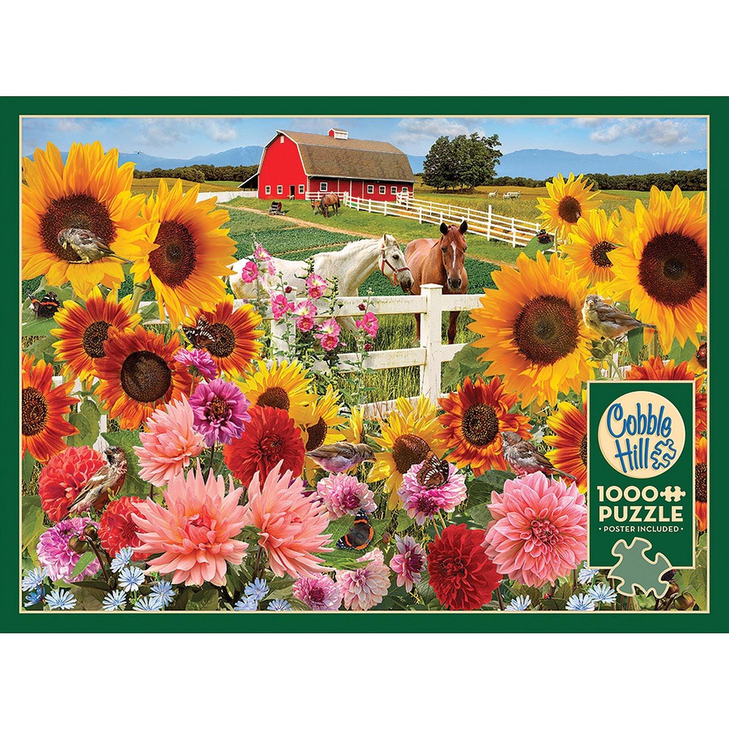 Cobble Hill - Sunflower Farm (1000-Piece Puzzle)