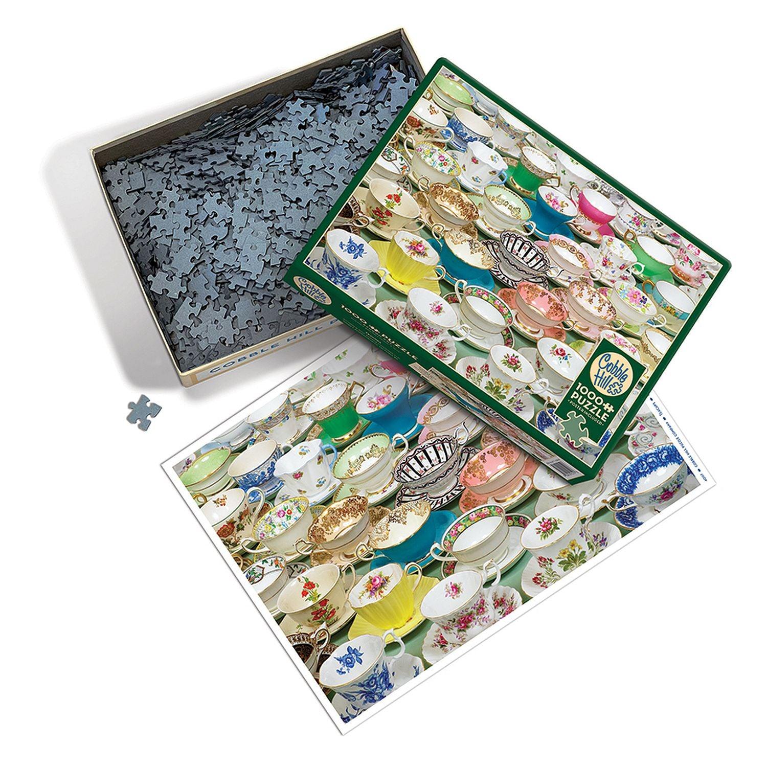 Cobble Hill - Teacups (1000-Piece Puzzle)