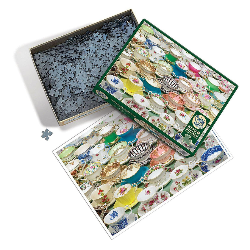 Cobble Hill - Teacups (1000-Piece Puzzle)
