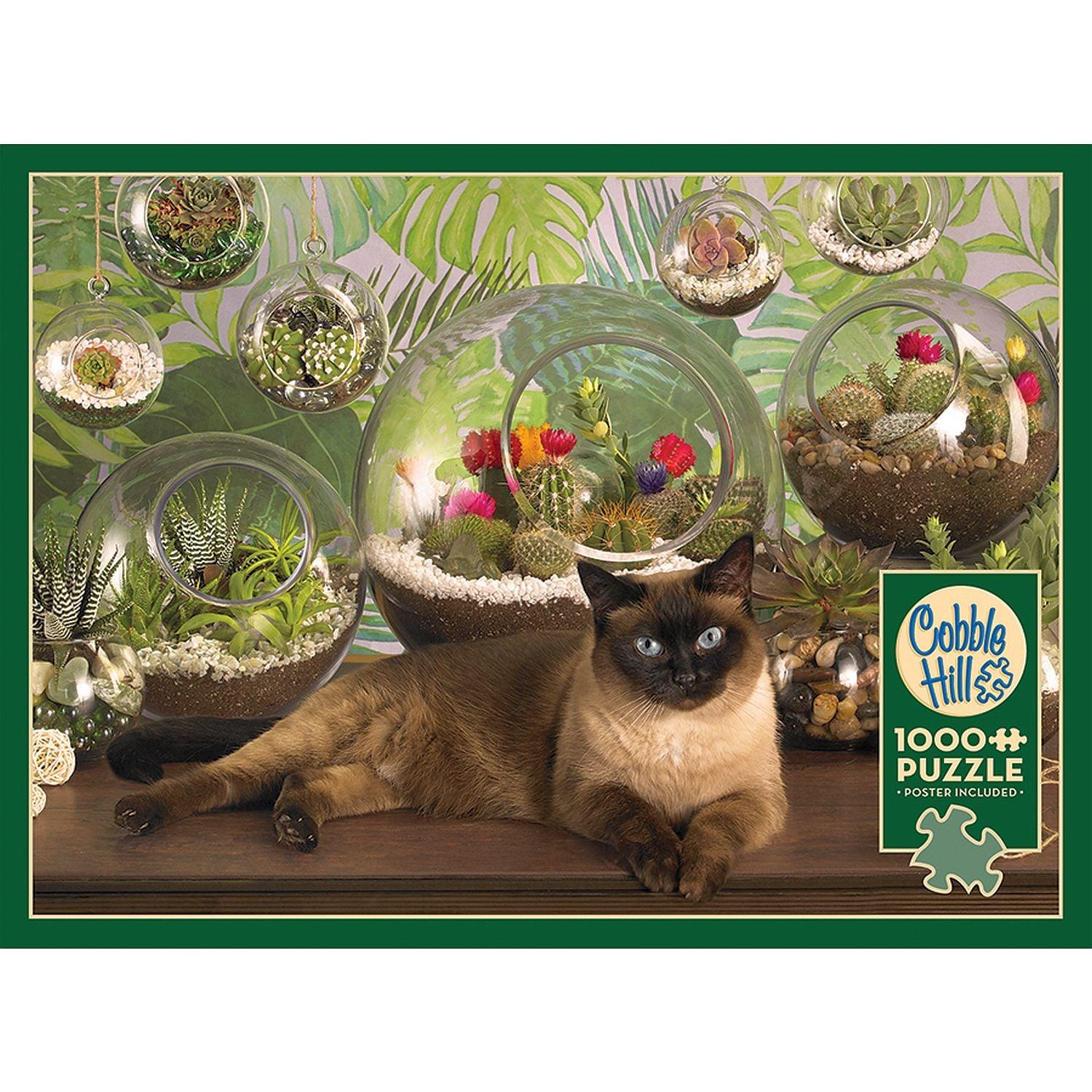 Cobble Hill - Terrarium Cat (1000-Piece Puzzle)