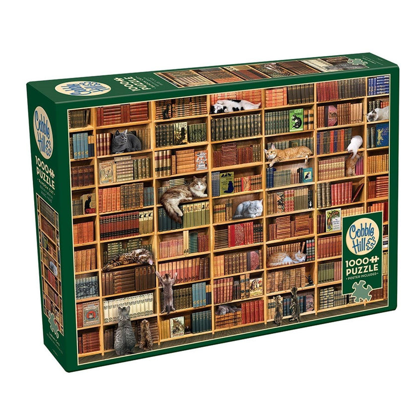 Cobble Hill - The Cat Library (1000-Piece Puzzle)
