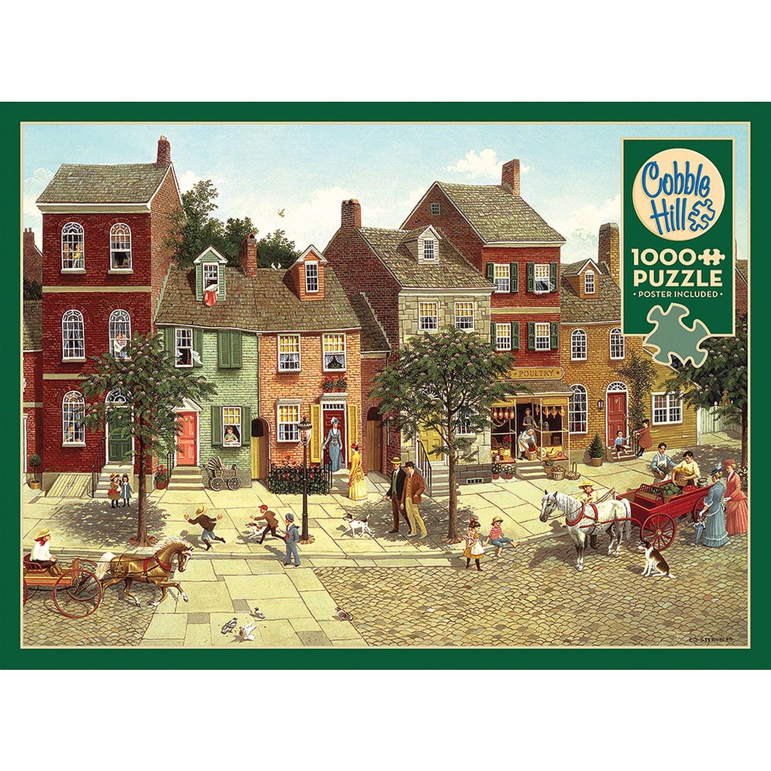 Cobble Hill - The Curvein The Square (1000-Piece Puzzle)