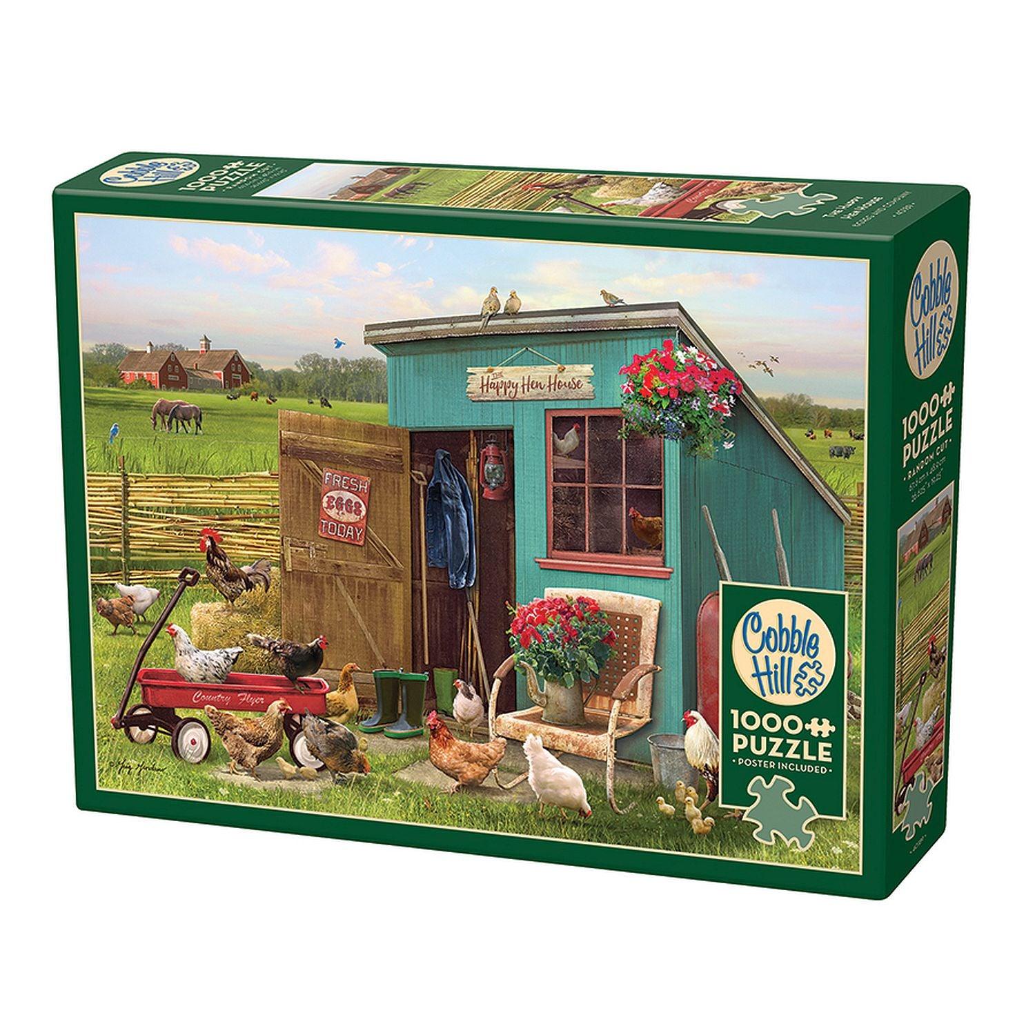 Cobble Hill - The Happy Hen House (1000-Piece Puzzle)