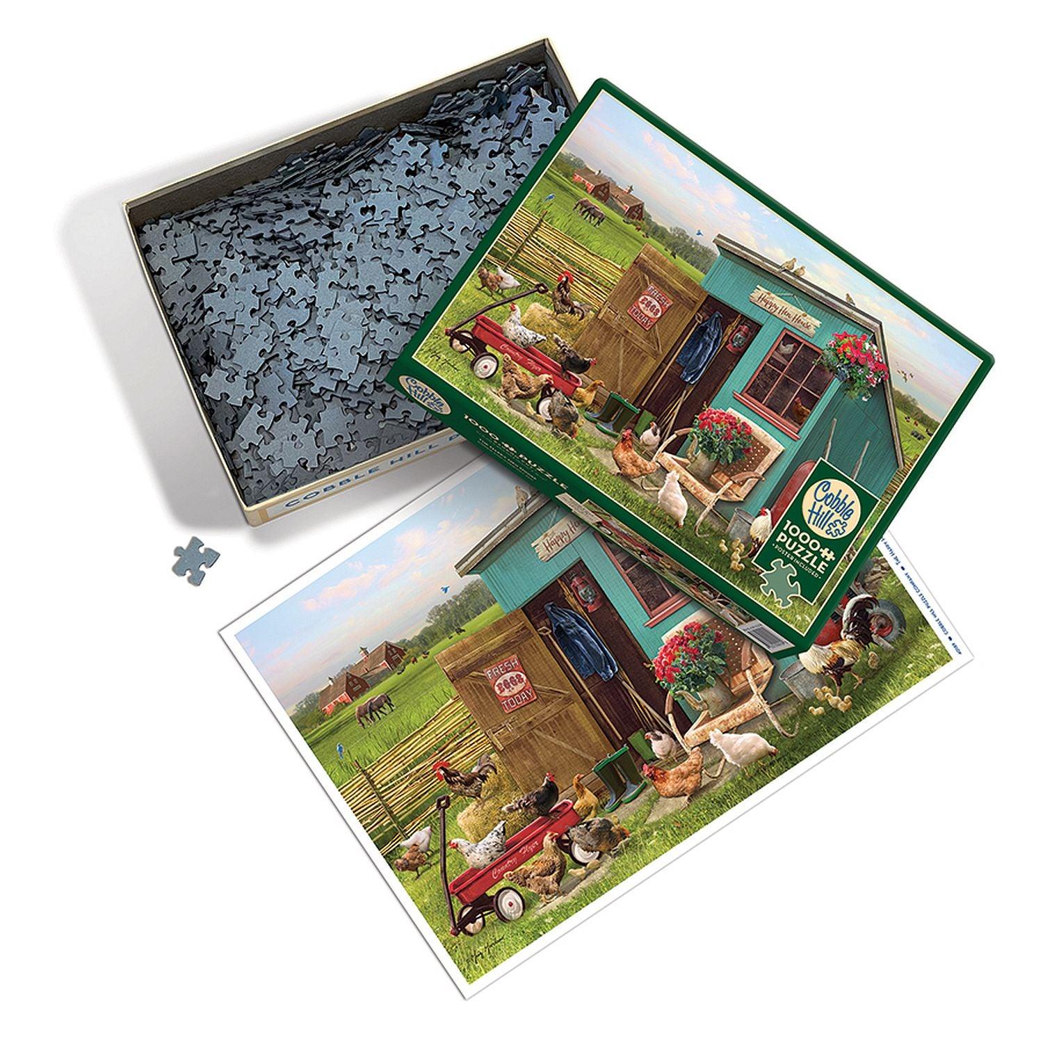 Cobble Hill - The Happy Hen House (1000-Piece Puzzle)
