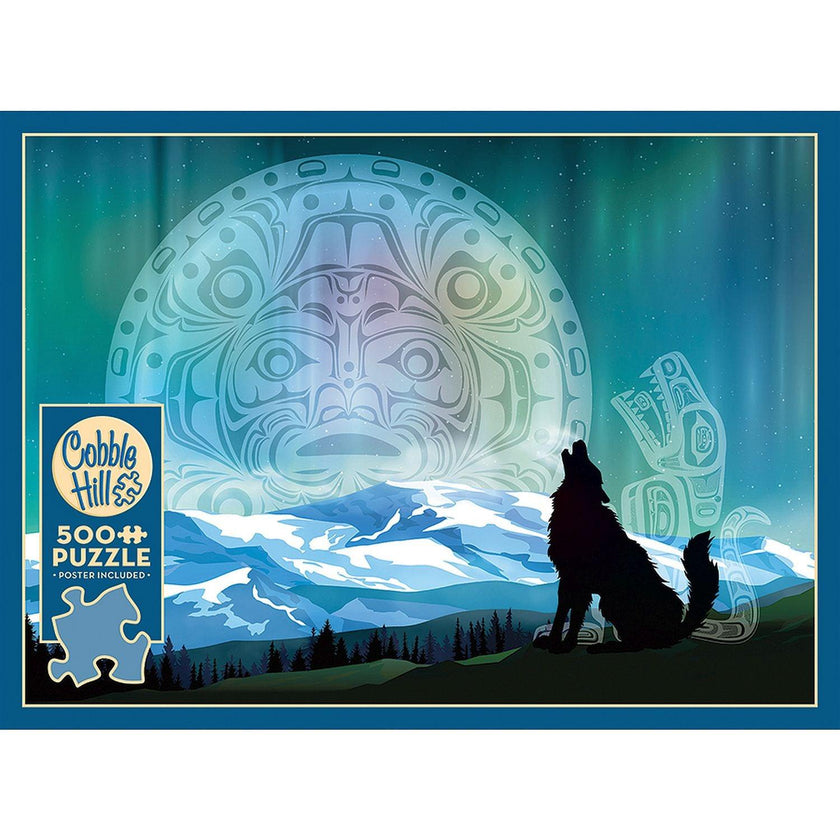 Cobble Hill - Two Wolves (500-Piece Puzzle)