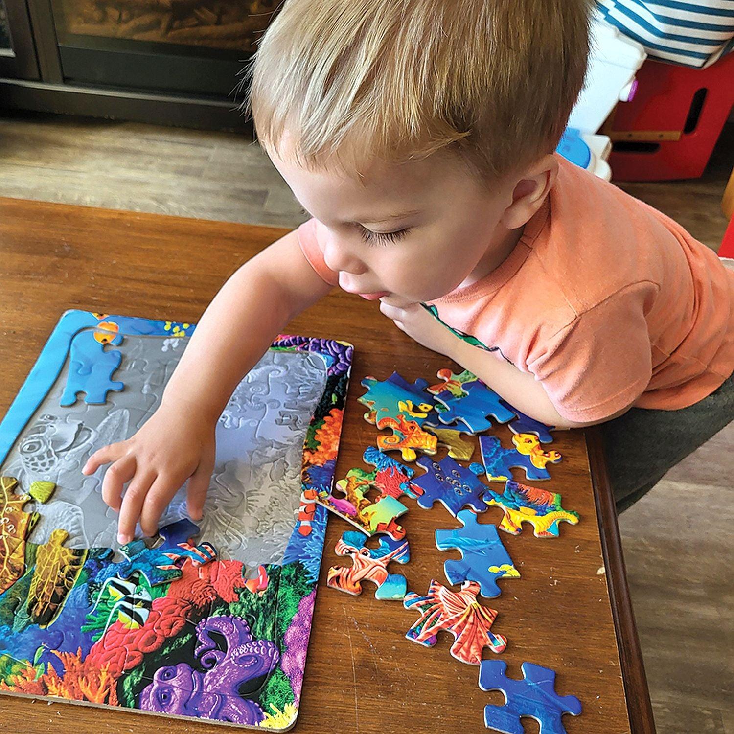Cobble Hill - Undersea Turtle (35-Piece Puzzle Tray)