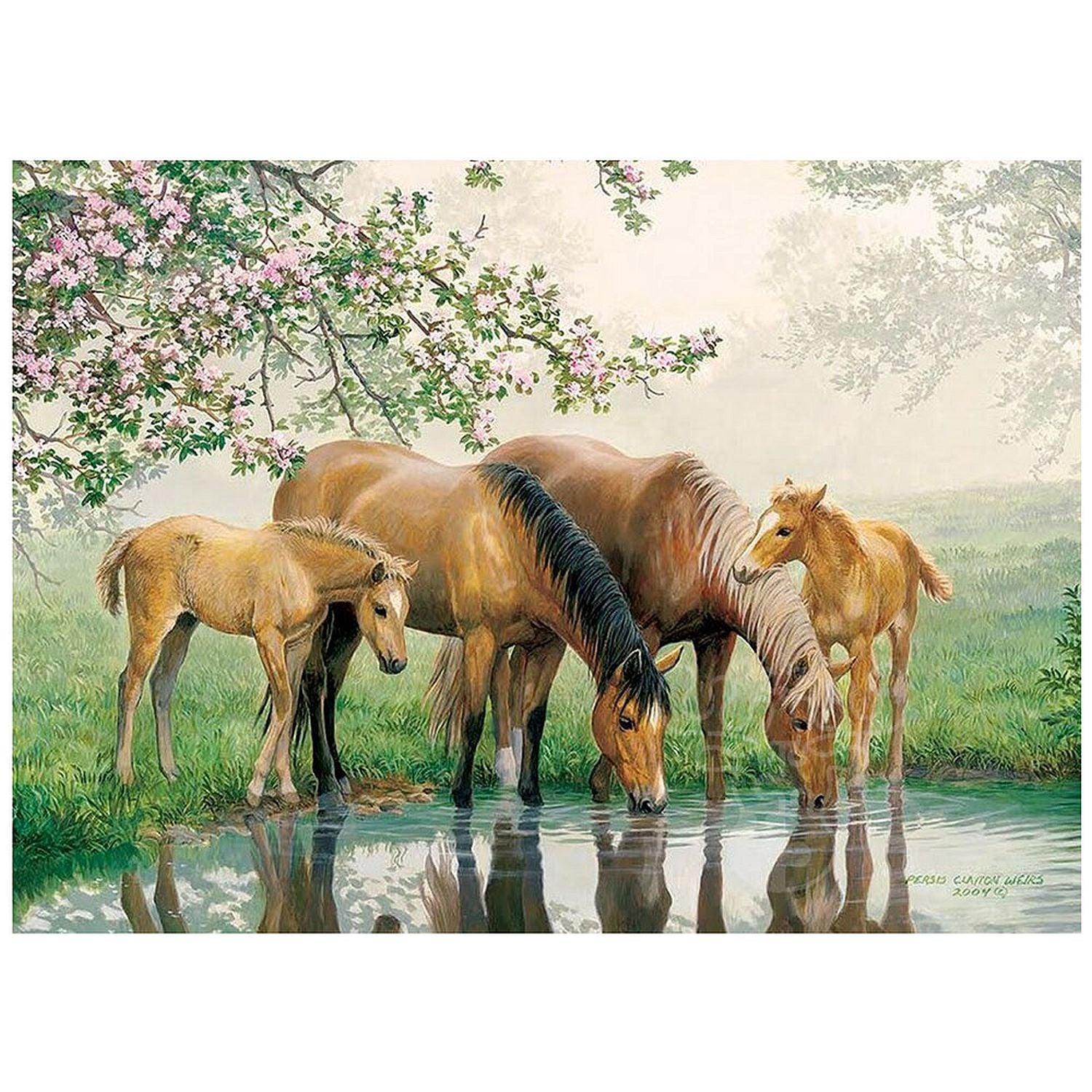 Cobble Hill - Watering Hole (35-Piece Puzzle Tray)