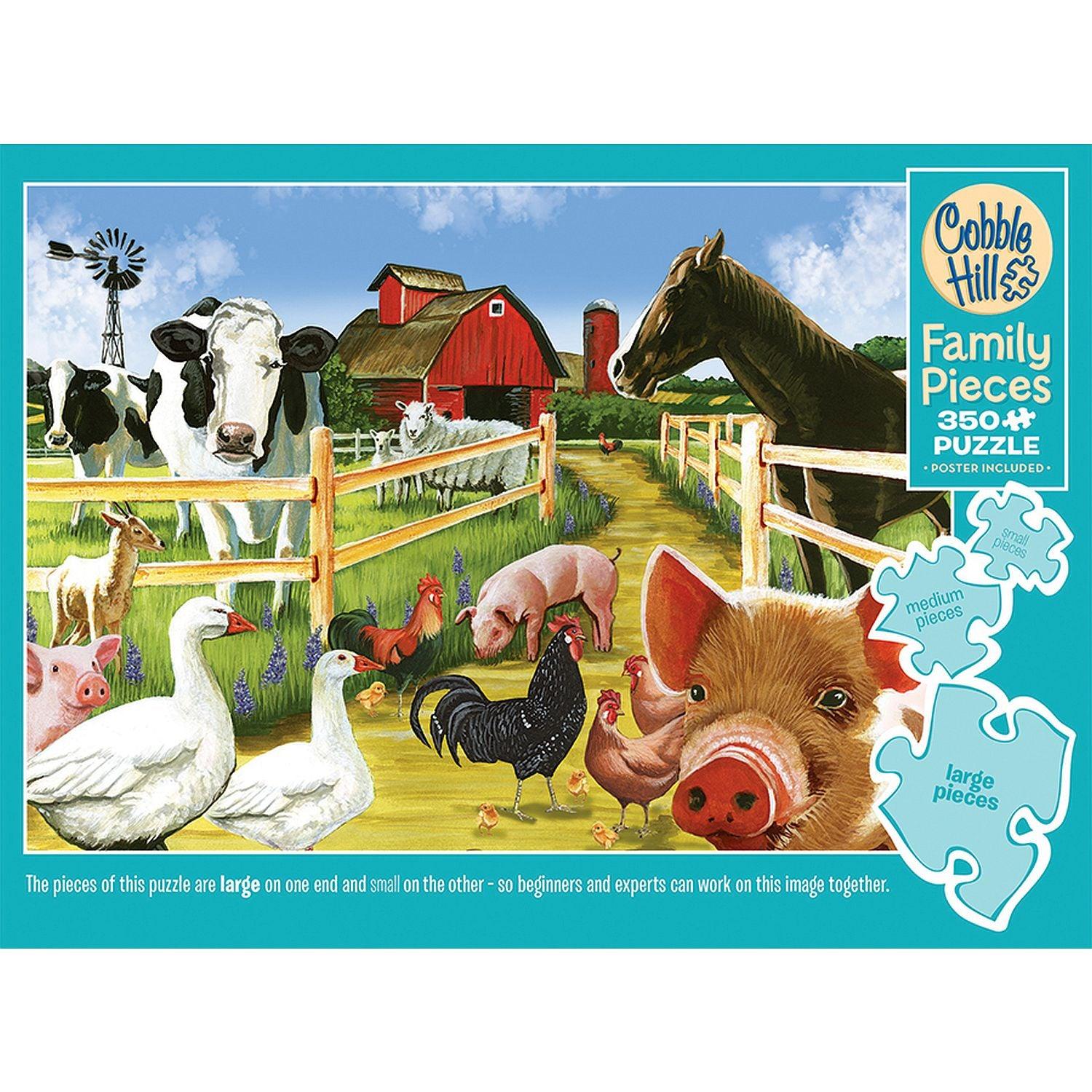 Cobble Hill - Bienvenue à la ferme (Jigsaw Puzzle 350 pièces)
