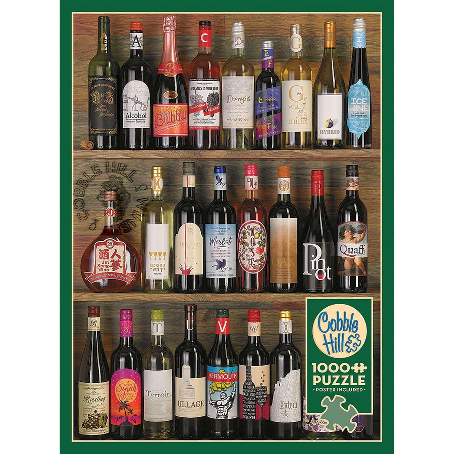 Cobble Hill - Wine Alphabet (1000-Piece Puzzle)