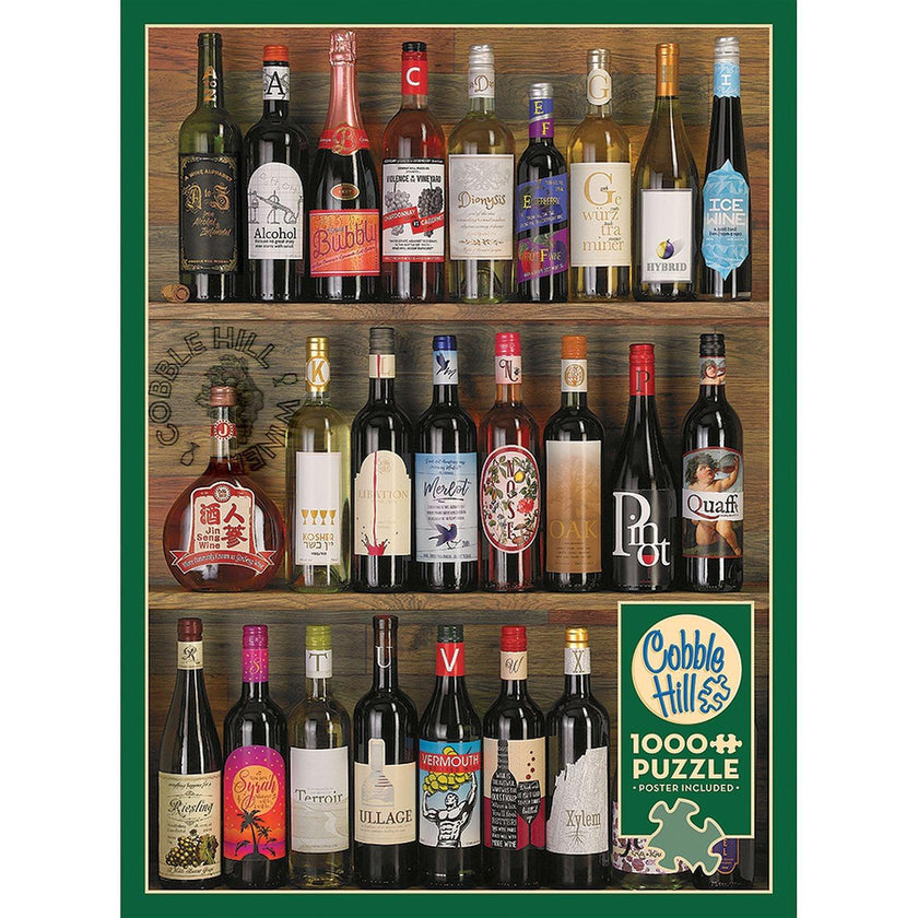 Cobble Hill - Wine Alphabet (1000-Piece Puzzle)