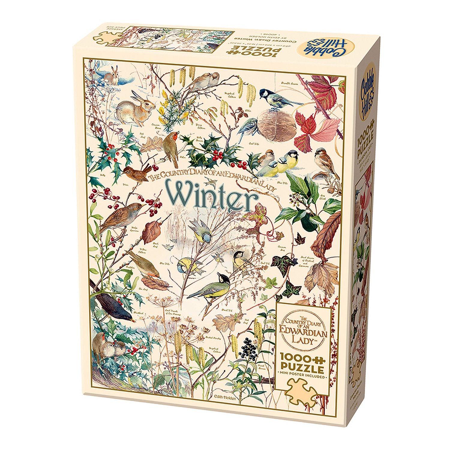 Cobble Hill - Winter (1000-Piece Puzzle)