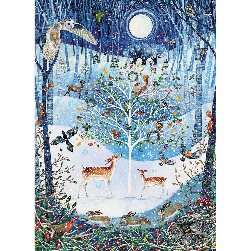 Cobble Hill - Winter Woodland (500-Piece Puzzle)