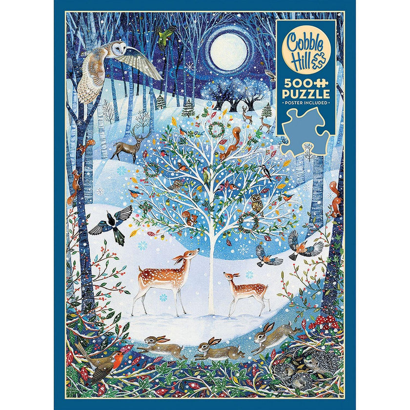 Cobble Hill - Winter Woodland (500-Piece Puzzle)