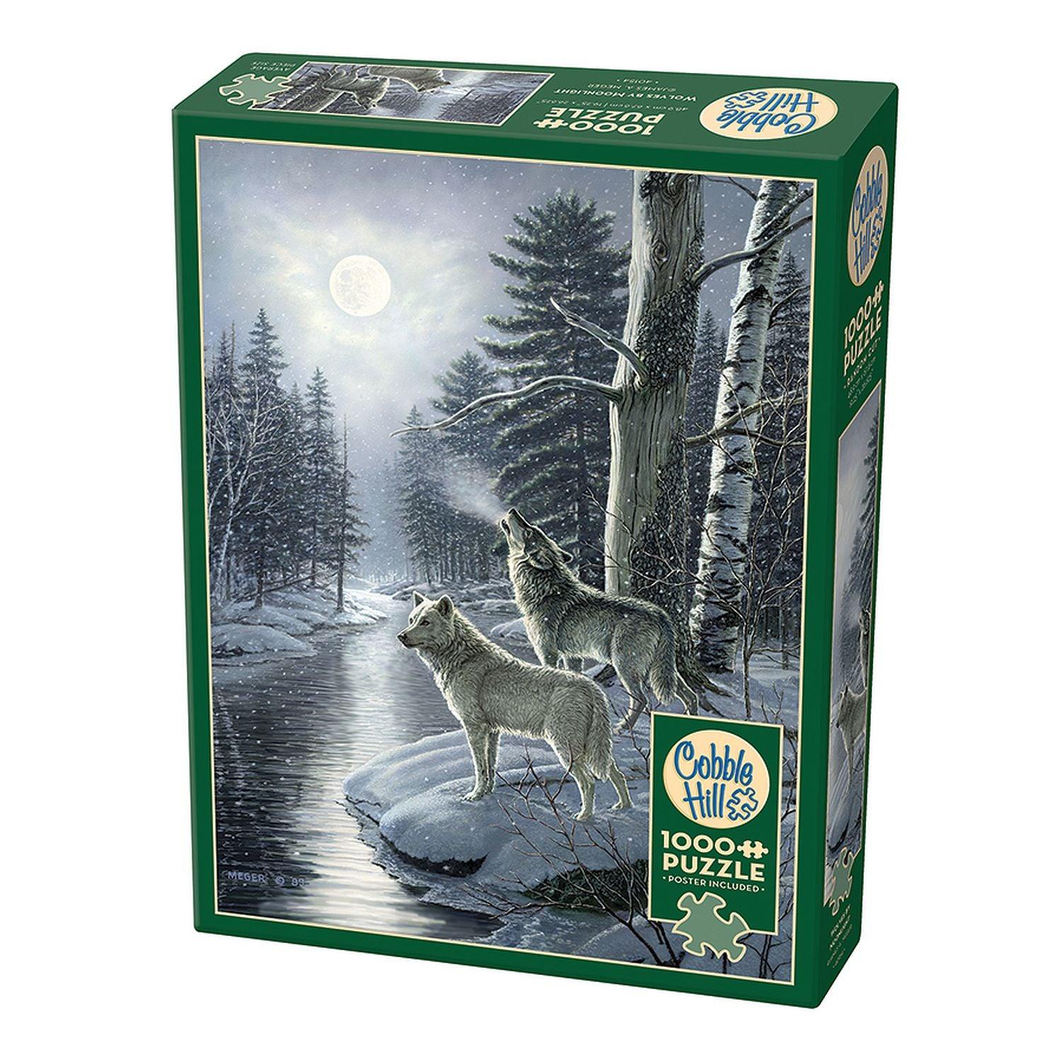 Cobble Hill - Wolves By Moonlight (1000-Piece Puzzle)