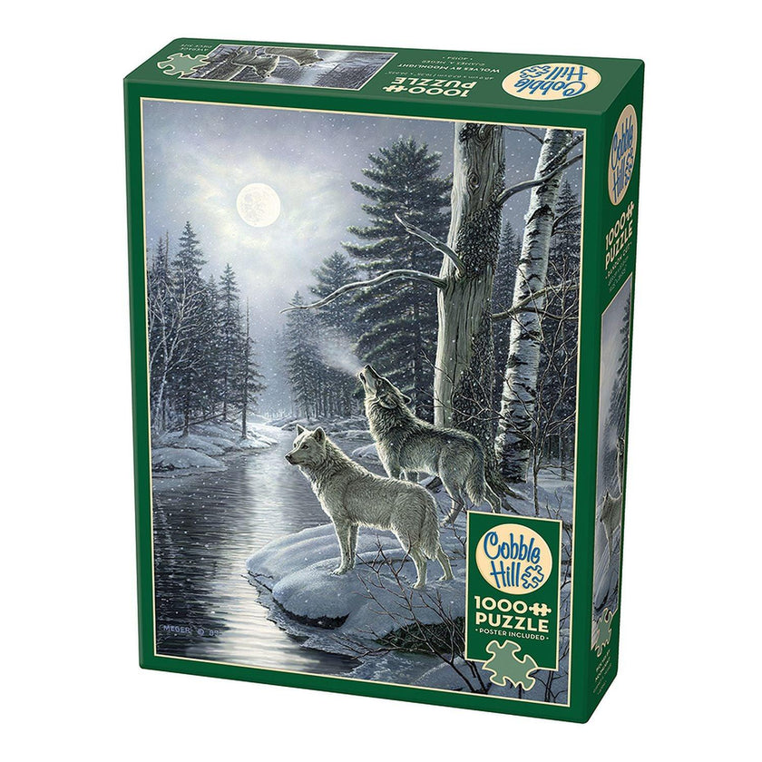 Cobble Hill - Wolves By Moonlight (1000-Piece Puzzle)