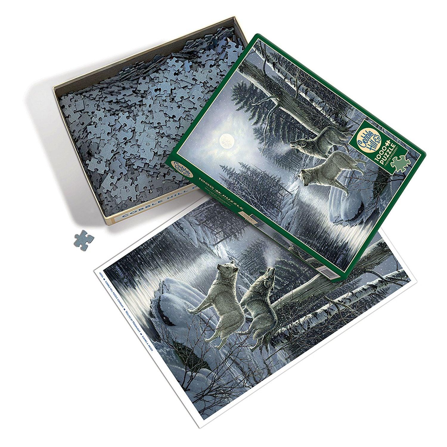 Cobble Hill - Wolves By Moonlight (1000-Piece Puzzle)