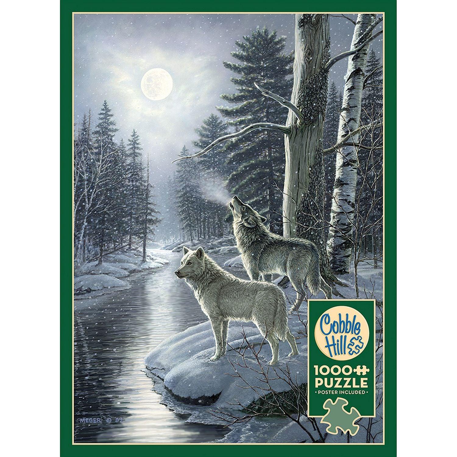 Cobble Hill - Wolves By Moonlight (1000-Piece Puzzle)
