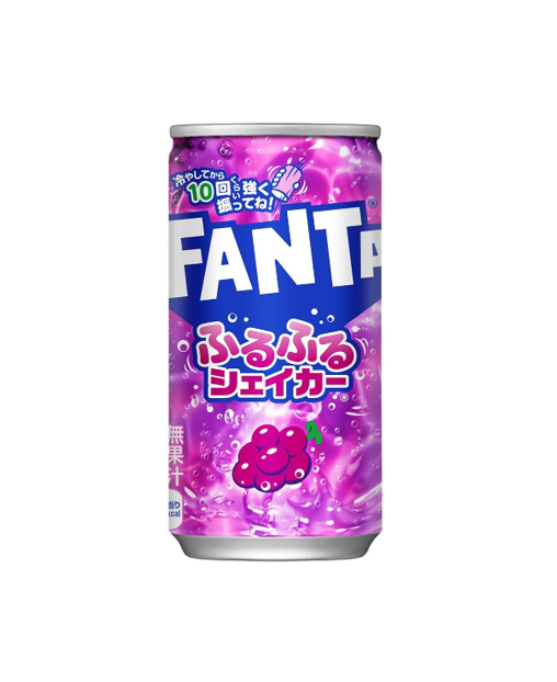Coca Cola Fanta Furufuru Shaker Grape (180G) [Best Before Date: 2026.12]