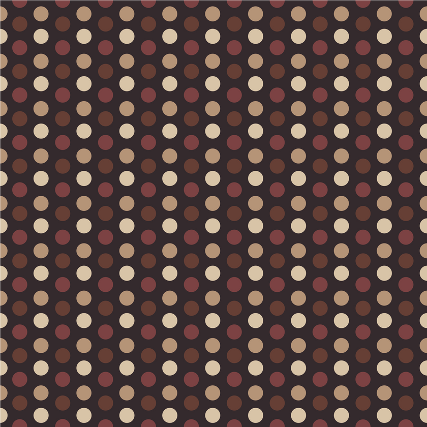 Craft HTV Coffee Polka Dots Pattern